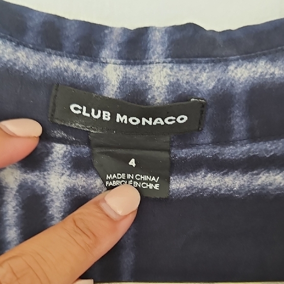 Club Monaco Black and White Plaid Dress - Picture 2 of 5